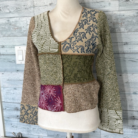 BOSTON PROPER PATCH PRINT TOP - Picture 3 of 7